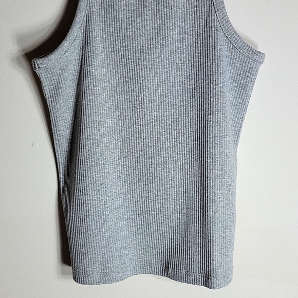 J.Crew New Favorite Tank Vintage Rib Racerback Grey XXS NWT - Picture 4 of 5